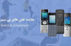 مقایسه تلفن های بیسیم تحت شبکه YEALINK GRANDSTREAM