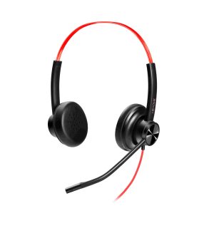 هدست دو گوش مخصوص تماس تلفنی USB HEADME NT002U